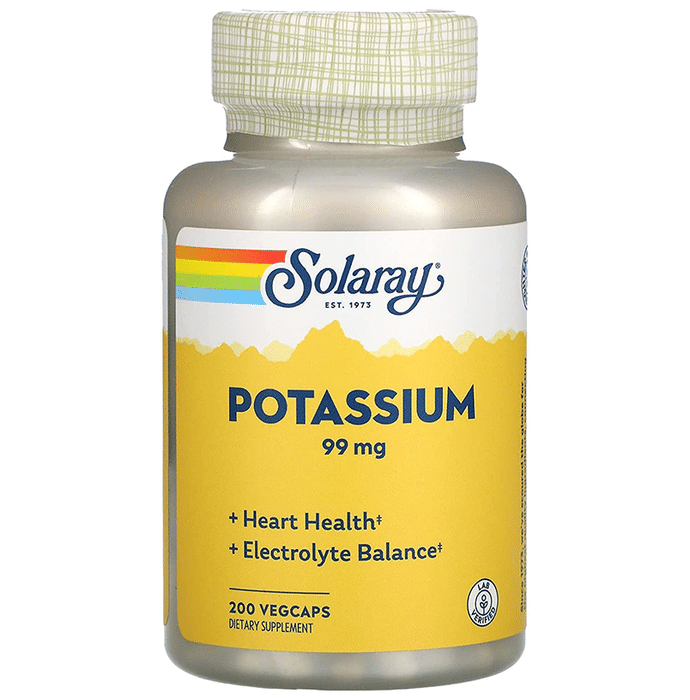 Solaray Potassium 99mg Vegcap