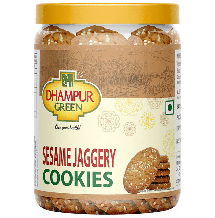Dhampur Green Sesame Jaggery Cookie