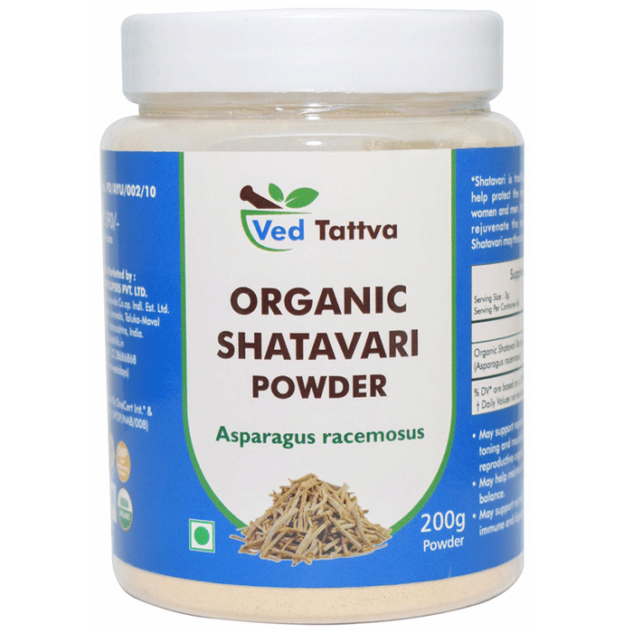 Ved Tattva Organic Shatavari Asparagus Racemosus Powder