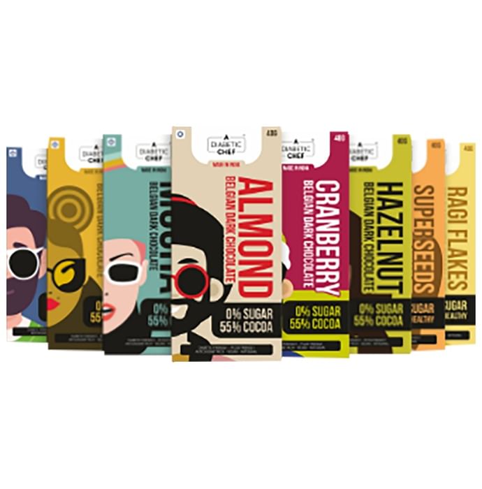 A Diabetic Chef Chocolate (40gm Each) Assorted Pack