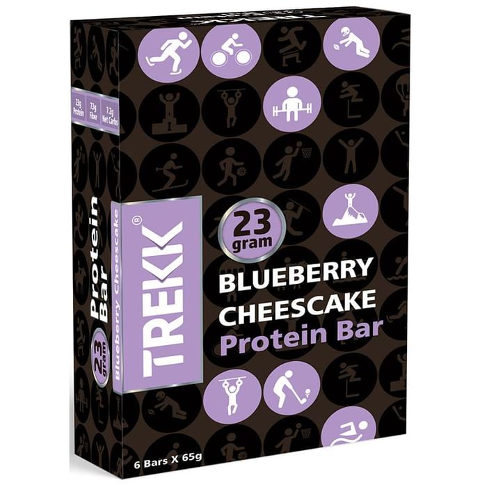 Trekk Protein Bar (65gm Each) Blueberry Cheesecake