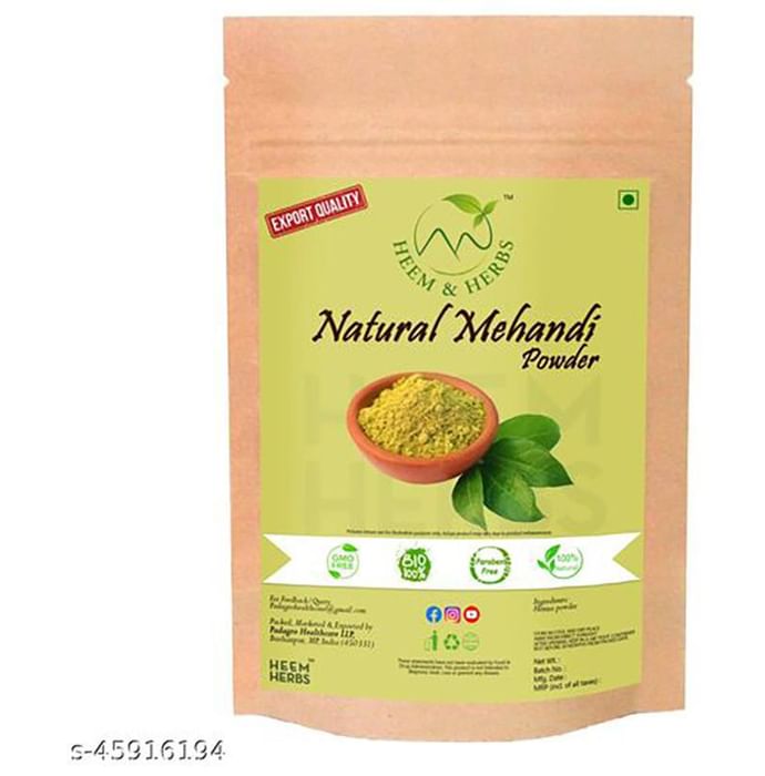 Heem & Herbs Natural Mehndi Powder (100gm Each)