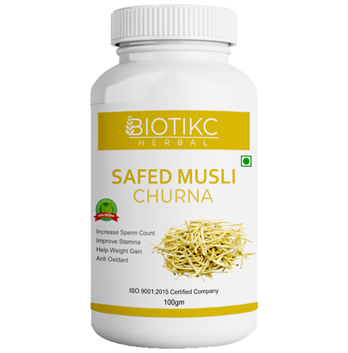 Biotikc Herbal Safed Musli Churna