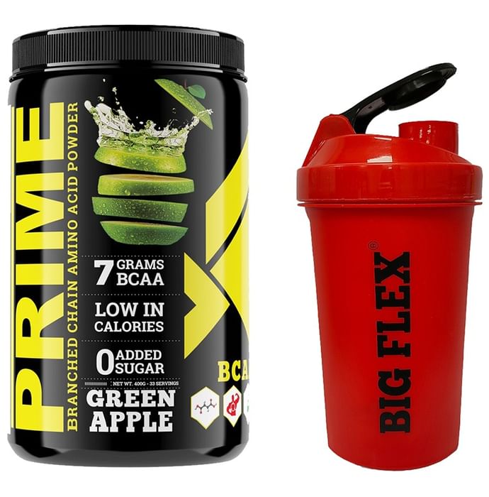 Big Flex Prime Branched Chain Amino Acids Powder Green Apple