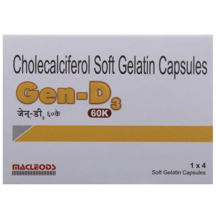 Gen-D3 60K Soft Gelatin Capsule