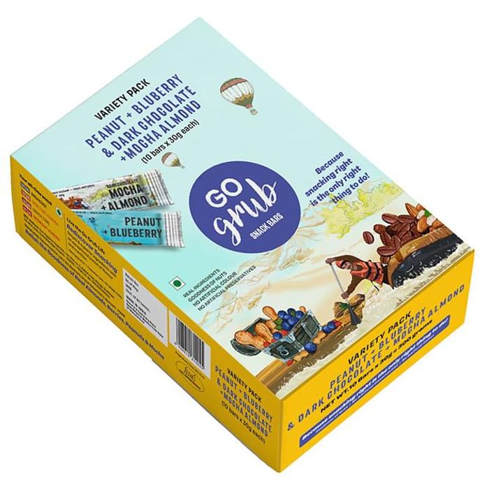 Go Grub Variety Pack Snack Bar (30gm Each)