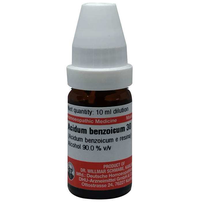 Dr Willmar Schwabe Germany Acidum Benzoicum Dilution 30