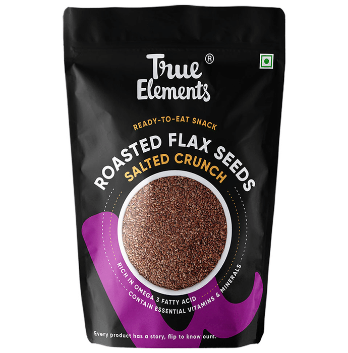 True Elements Roasted Flax Seeds Salted Crunch