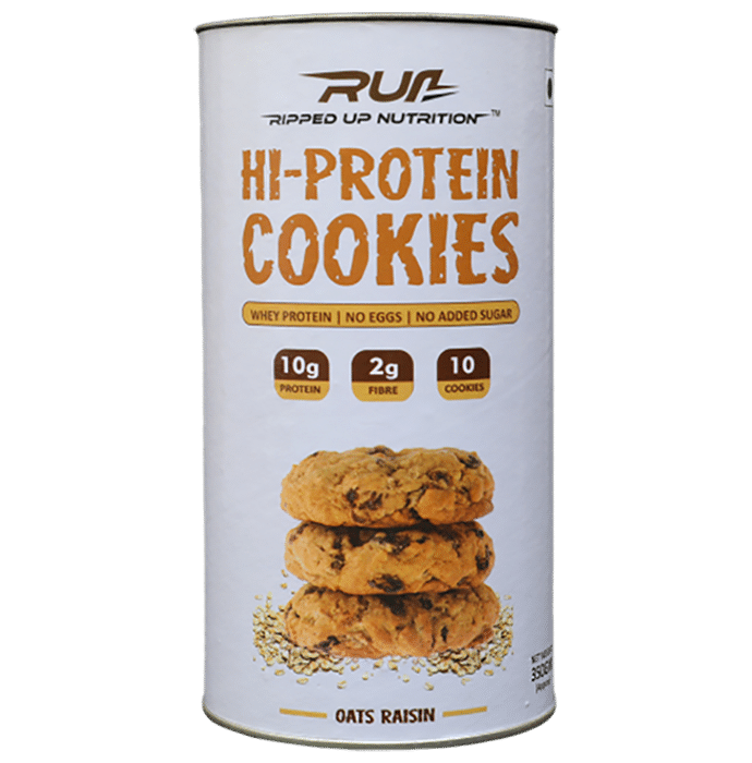 Ripped Up Nutrition Hi-Protein Cookies Oats Raisin