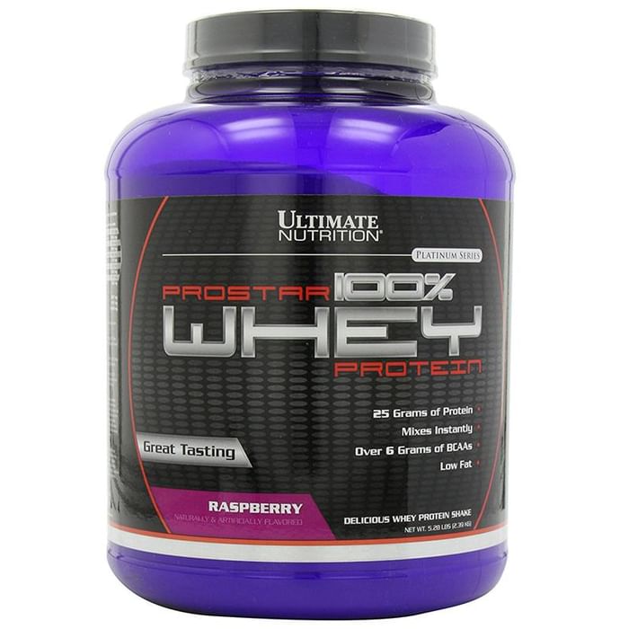 Ultimate Nutrition Prostar 100% Whey Protein Raspberry Powder
