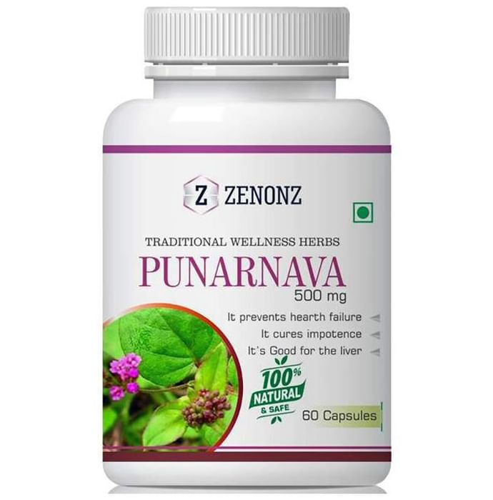 Zenonz Punarnava 500mg Capsule