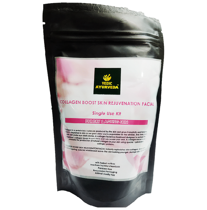 Vedic Ayurveda Collagen Boost Skin Rejuvenation Facial Kit