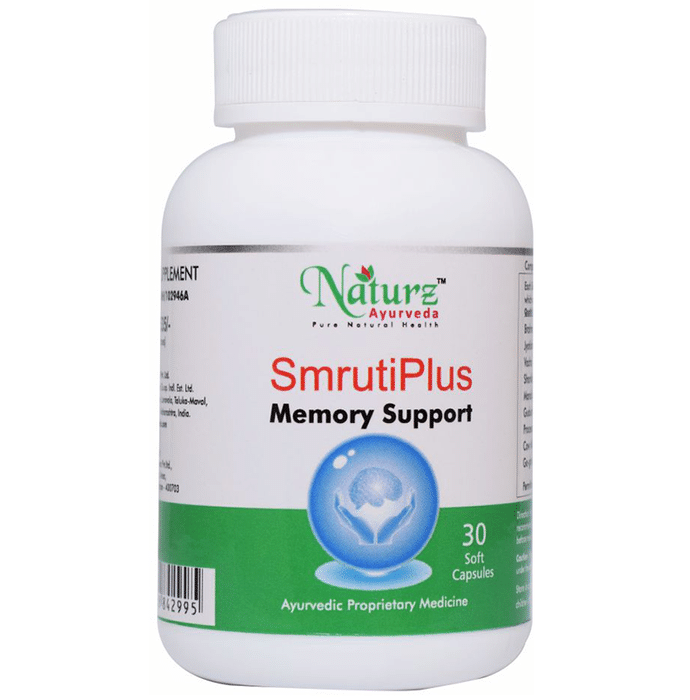 Naturz Ayurveda Smrutiplus Memory support Capsule
