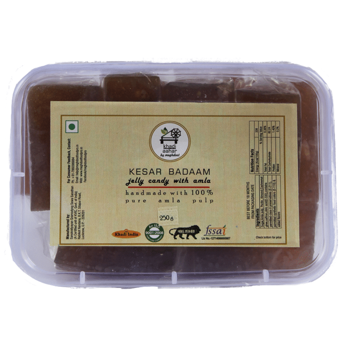Khadi Aahar Jelly Candy with Amla Kesar Badaam
