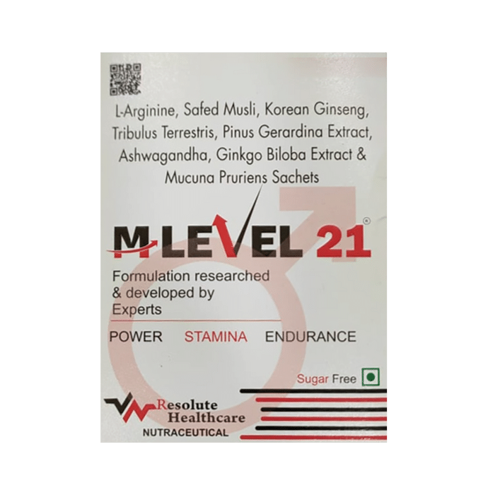 M Level 21 Sachet Sugar Free