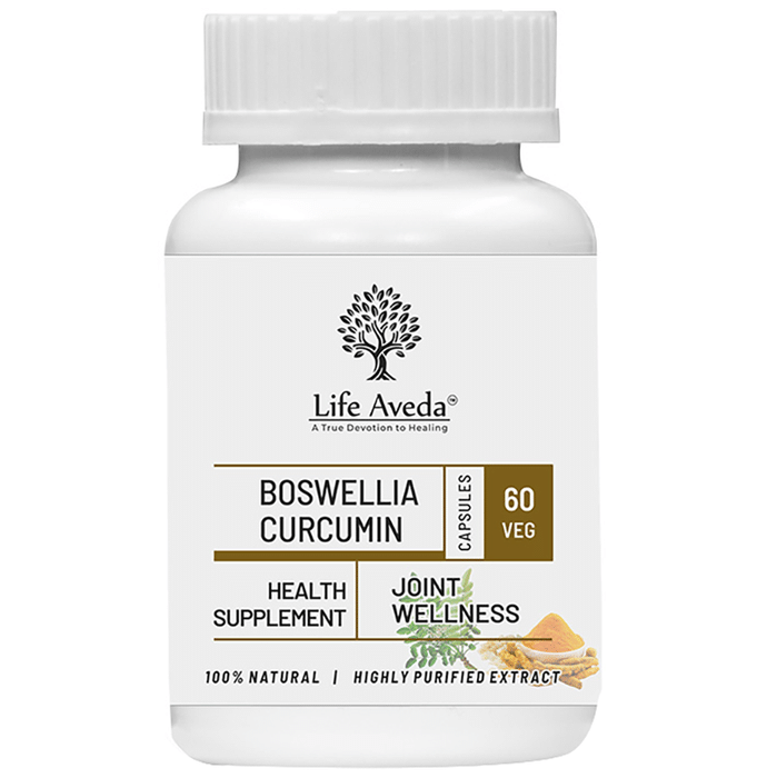 Life Aveda Boswellia Curcumin Veg Capsule