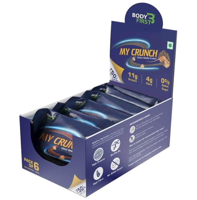 Body First My Crunch Protein Bar (40gm Each)