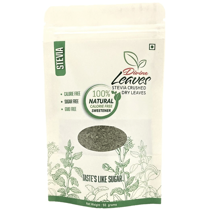 Divine Leaves Stevia Dry Leaves Crushed