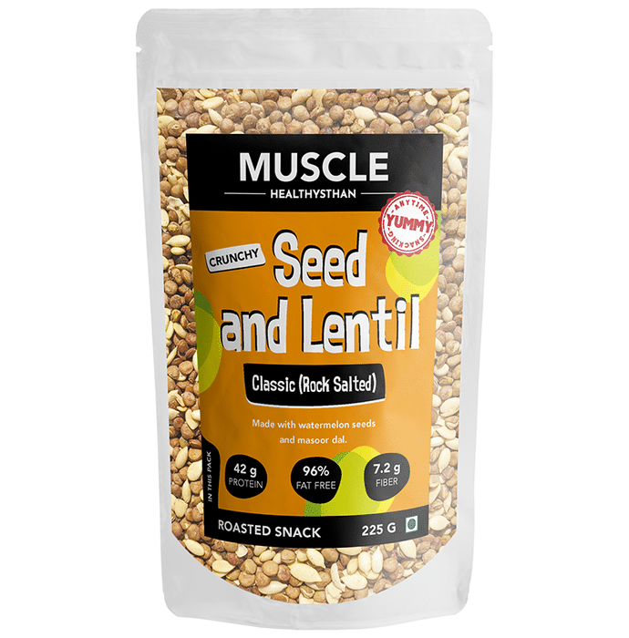 Healthysthan Crunchy Seed and Lentil Roasted Snacks Classic