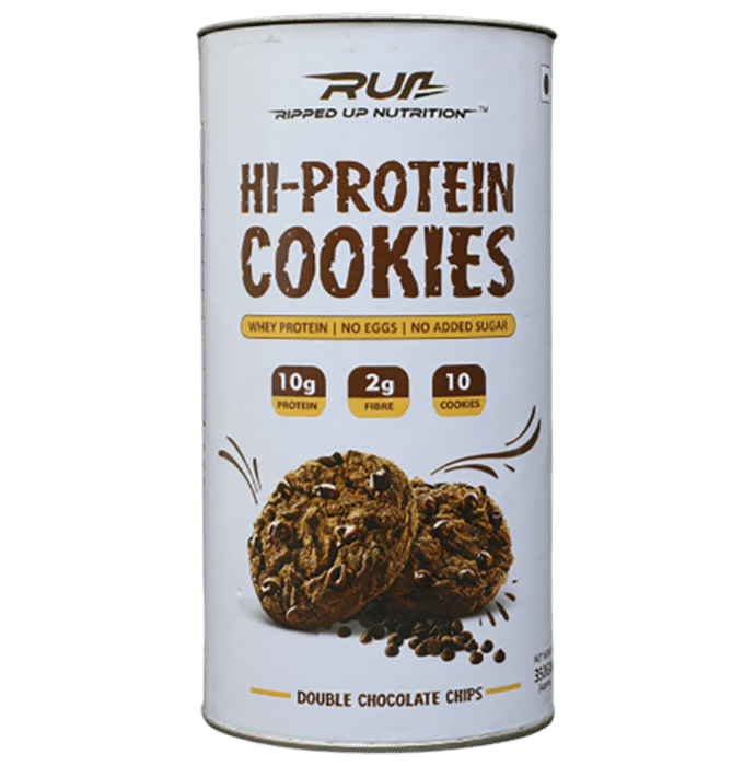 Ripped Up Nutrition Hi-Protein Cookies Double Chocolate Chips
