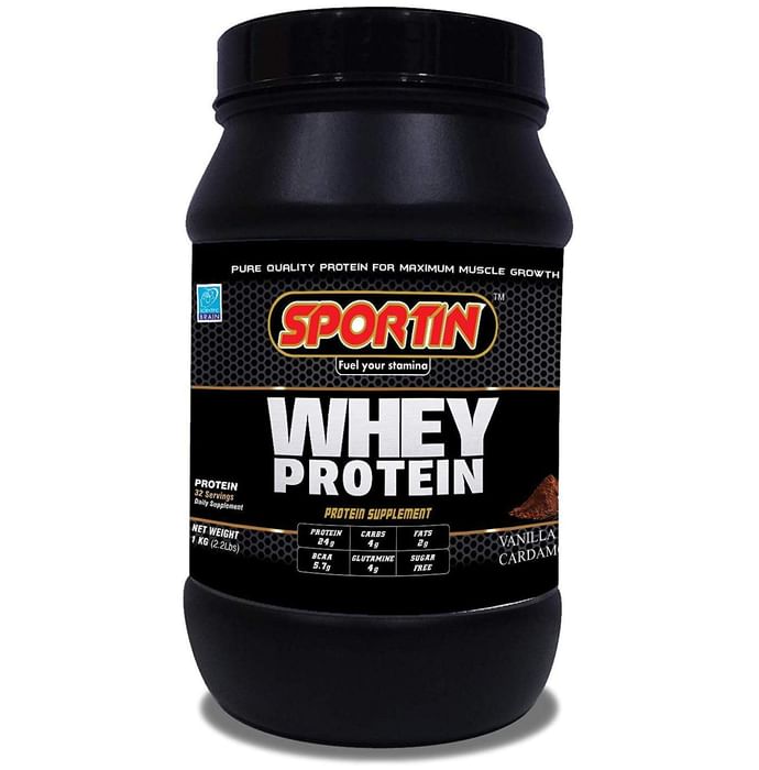 Sportin Whey Protein Powder Vanilla & Cardamom