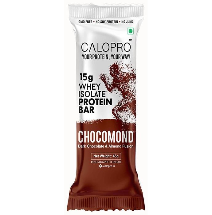 Calopro Whey Isolate Protein Bar n Bites (45gm Each) Chocomond