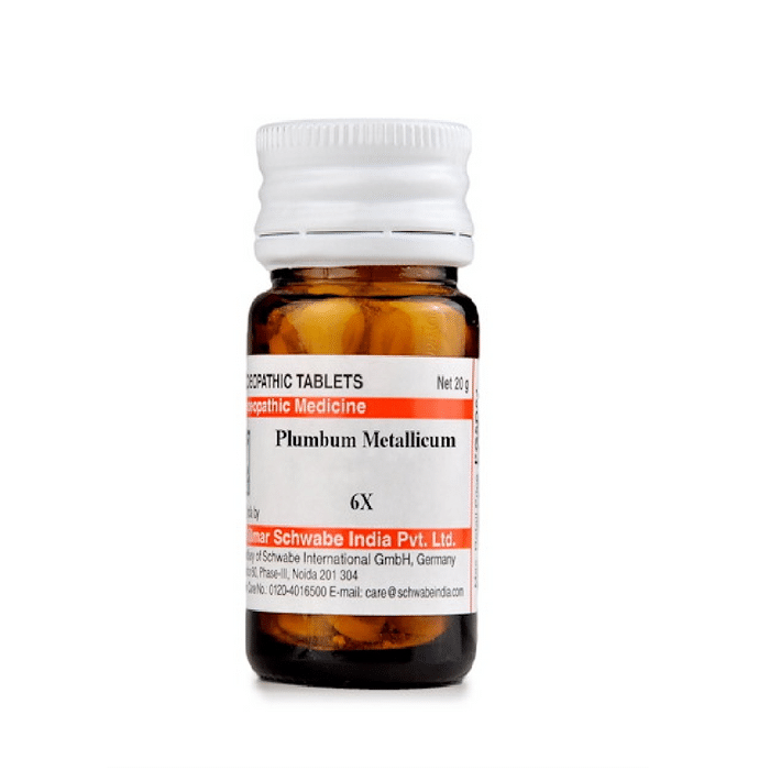 Dr Willmar Schwabe India Plumbum Metallicum Trituration Tablet 6X