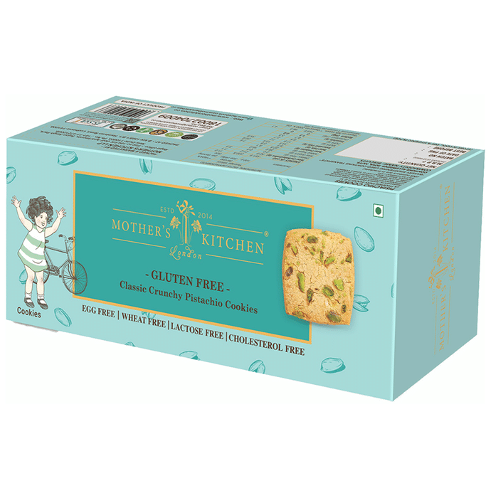 Mother's Kitchen Gluten Free Classic Crunchy Cookie Pistachio Pack of 4