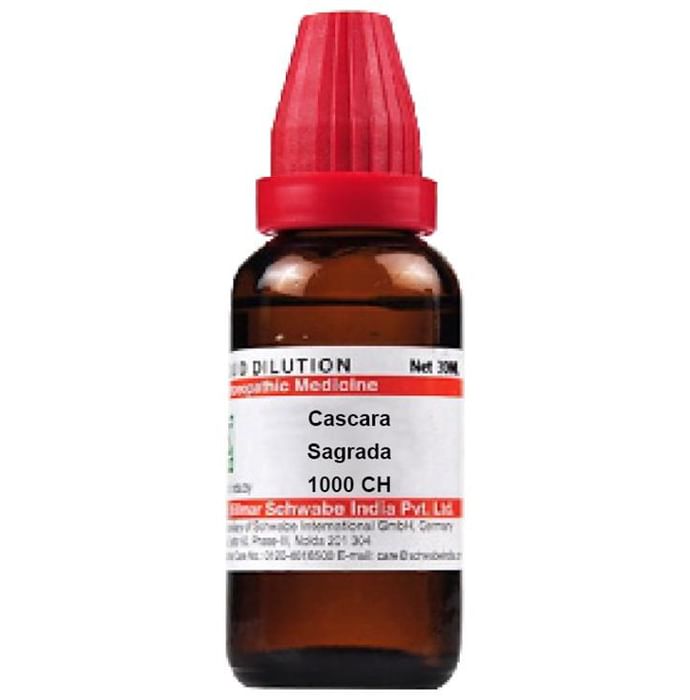 Dr Willmar Schwabe India Cascara Sagrada Dilution 1000 CH