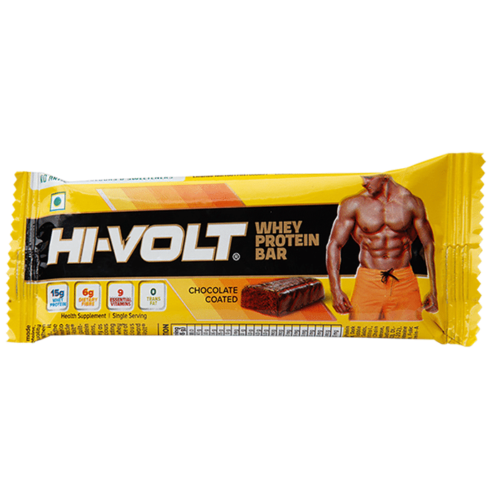 Hi-Volt Whey Protein Chocolate Coated Bar