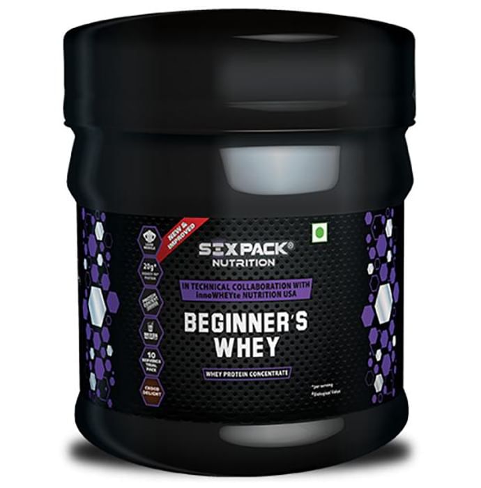 Sixpack Nutrition Beginner's Whey Protein Concentrate Powder Choco Delight