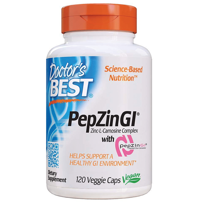 Doctor's Best PepZin Gl Zinc-L-Carnosine Complex Veggie Cap