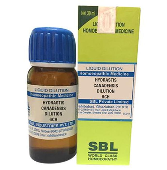 SBL Hydrastis Canadensis Dilution 6 CH