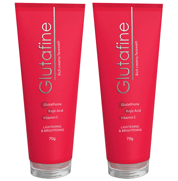 Glutafine Rich Creamy Face Wash (70gm Each)