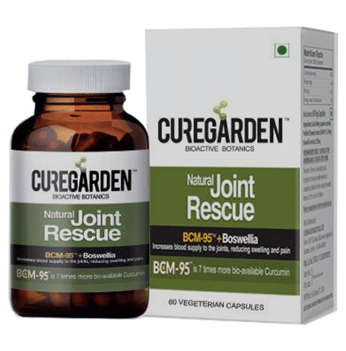 Curegarden Natural Joint Rescue Vegeterian Capsules
