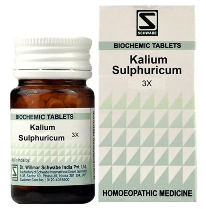Dr Willmar Schwabe India Kali Sulphuricum Biochemic Tablet 3X