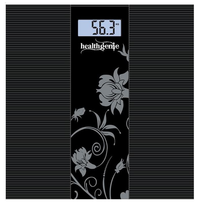 Healthgenie 3379 Electronic Digital Weighing Machine Black