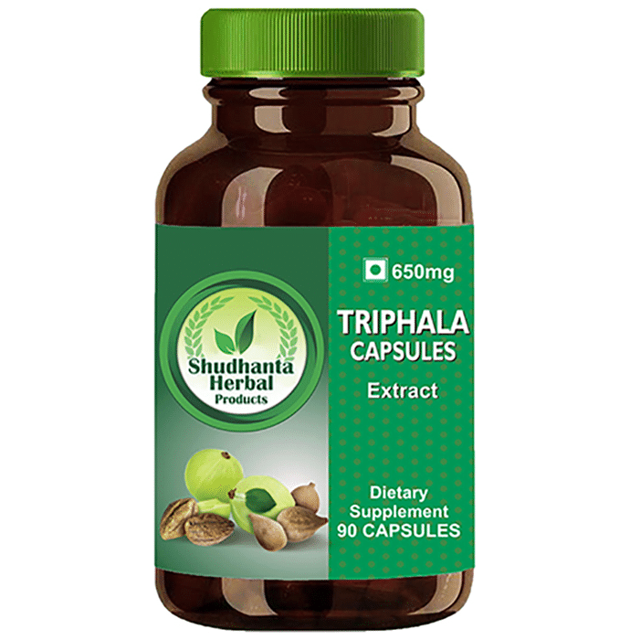 Shudhanta Herbal Triphala Extract 650mg Capsule