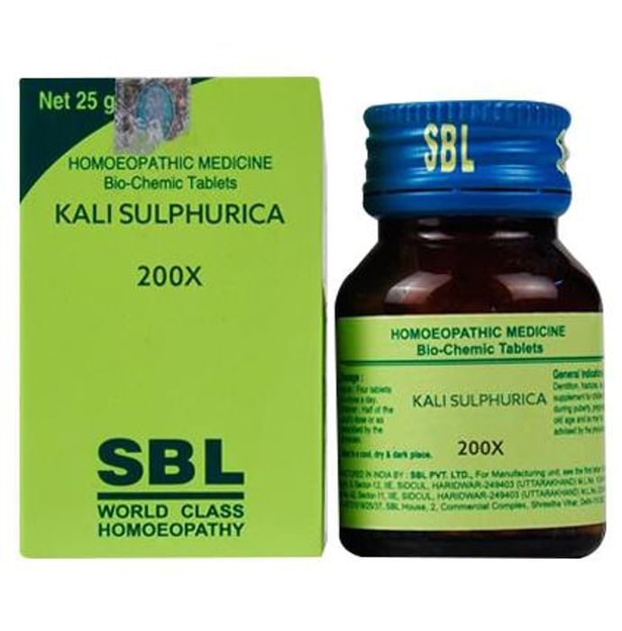 SBL Kali Sulphurica Biochemic Tablet 200X