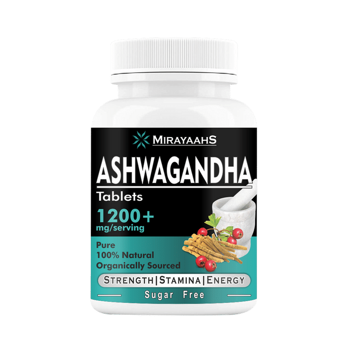 Mirayaahs Ashwagandha Tablet Sugar Free