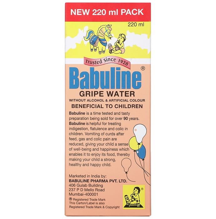 Babuline Gripe Water (220ml Each)
