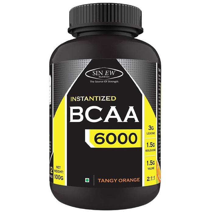 Sinew Nutrition Instantized BCAA 2:1:1 Powder Tangy Orange