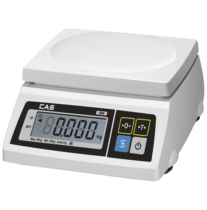 CAS SW5 Digital Table Top Weighing Scale with Front and Back Display Pan (5kg x 500mg)