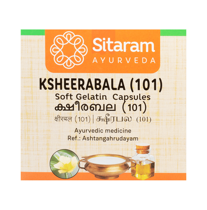 Sitaram Ayurveda Ksheerabala(101) Soft Gelatin Capsule
