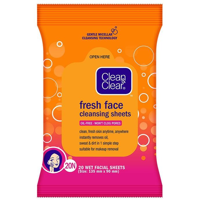 Clean & Clear Fresh Face Cleansing Sheet