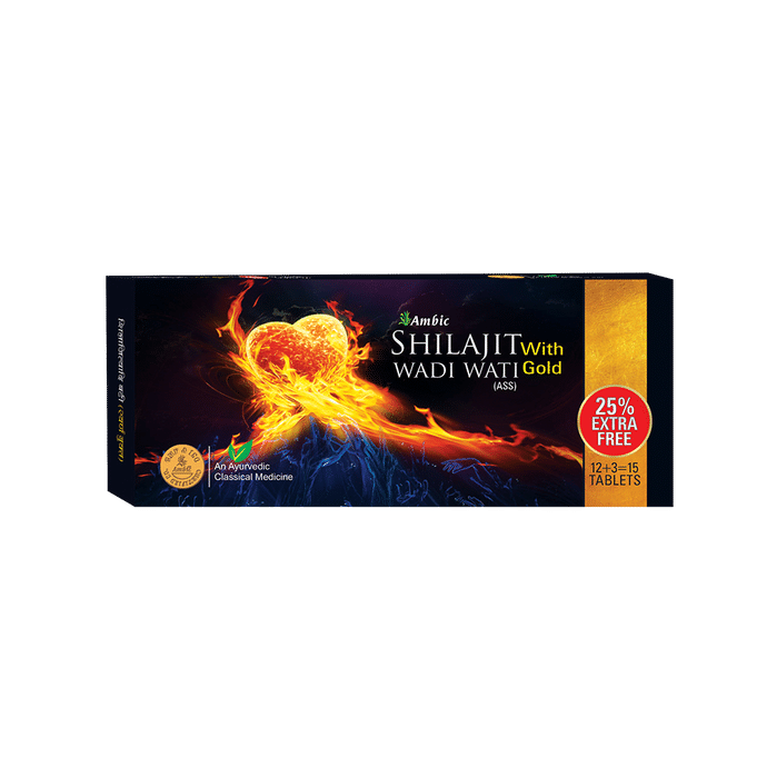 Ambic Shilajit Wadi Wati with Gold (ASS)