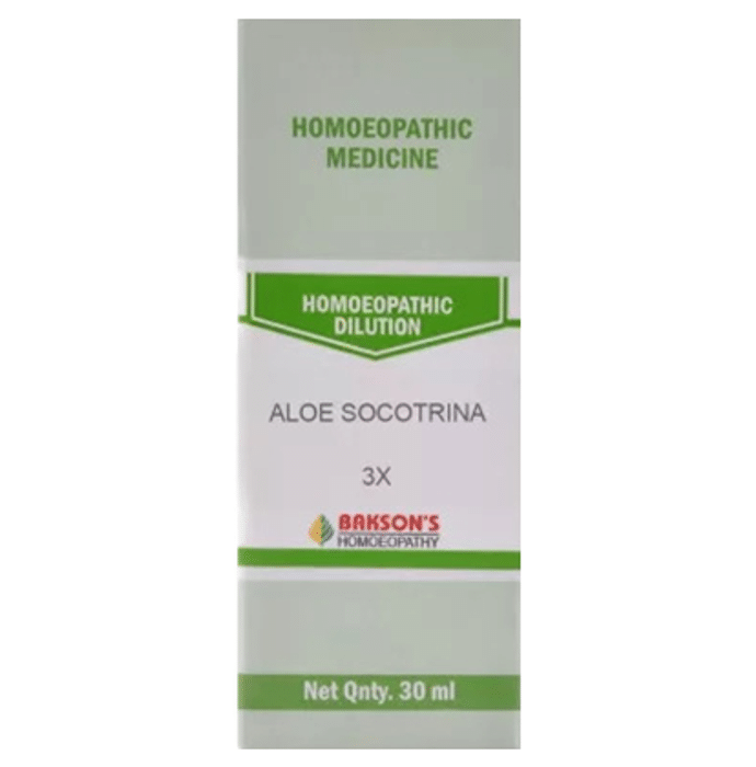 Bakson's Aloe Socotrina Dilution 3X