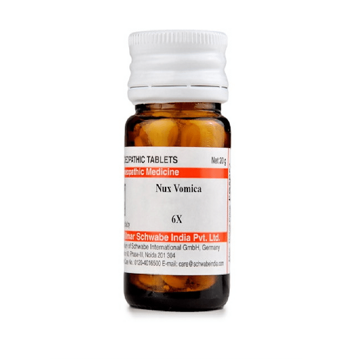Dr Willmar Schwabe India Nux Vomica Trituration Tablet 6X