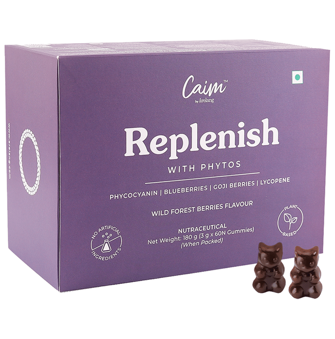 Caim Replenish with Phytos (3gm Each) Wild Forest Berries Gummy