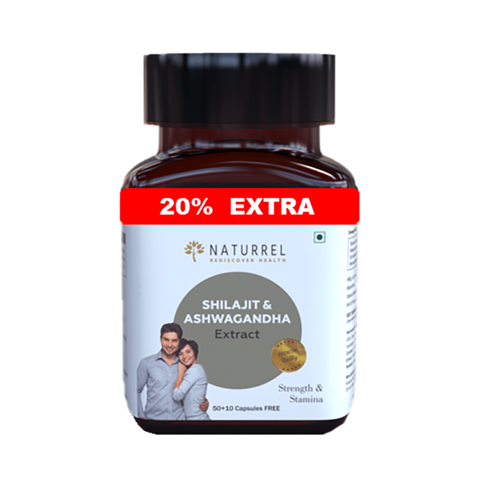 Naturrel Shilajit & Ashwagandha Extract Capsule